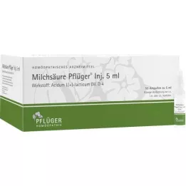 MILCHSÄURE Solución inyectable de Pflueger 5 ml, 50 unidades