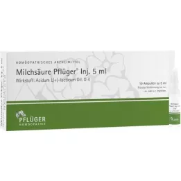 MILCHSÄURE Solución inyectable de Pflueger 5 ml, 10 unidades