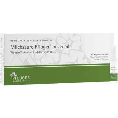 MILCHSÄURE Solución inyectable de Pflueger 5 ml, 10 unidades