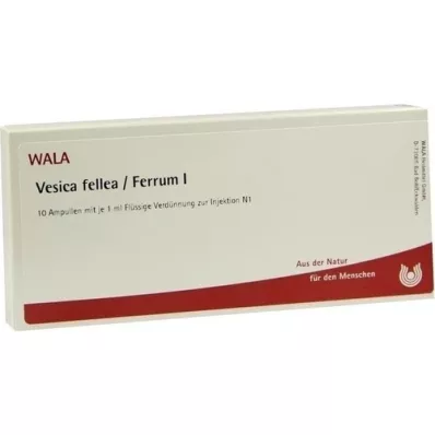 VESICA FELLEA/Ferrum I ampollas, 10x1 ml