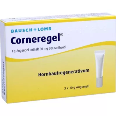 CORNEREGEL Gel para ojos, 3X10 g