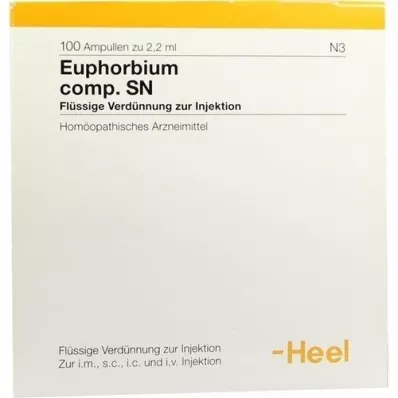 EUPHORBIUM COMPOSITUM SN Ampollas, 100 piezas EUPHORBIUM COMPOSITUM SN Ampollas, 100 piezas