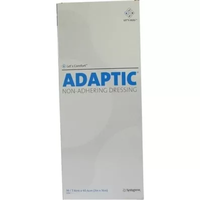 ADAPTIC Apósito húmedo para heridas de 7,6 x 40,6 cm 2014, 36 unidades