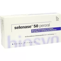 SELENASE 50 solución oral peroral, 50X1 ml