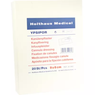 KANÜLENPFLASTER Ypsipor, 20 piezas