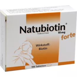 NATUBIOTIN Tabletas fortificadas de 10 mg, 100 unidades
