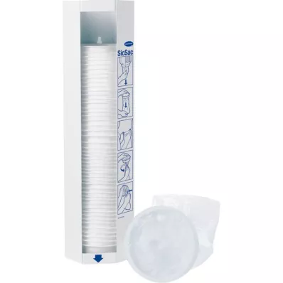 SICSAC Dispensador de bolsas para saliva, 1 unidad