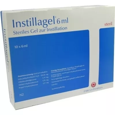 INSTILGEL, 10X6 ml