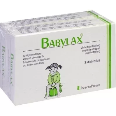 BABYLAX Enema, 6 piezas