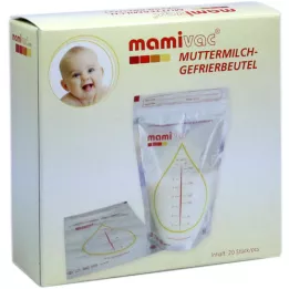MAMIVAC Bolsas de congelador para leche materna, 20 unidades