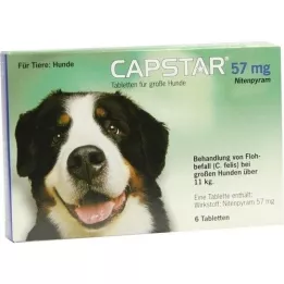 CAPSTAR comprimidos de 57 mg para perros grandes, 6 unidades