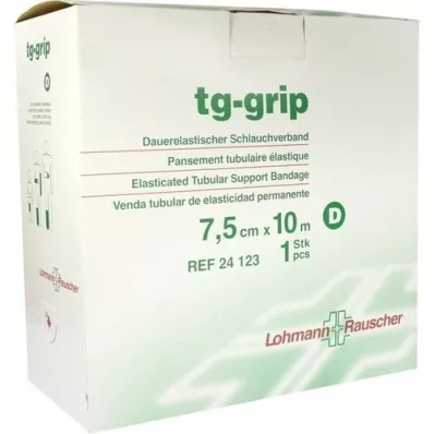 TG GRIP Vendaje tubular de soporte D 7,5 cm x 10 m, 1 pieza