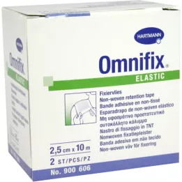 OMNIFIX rollo elástico de 2,5 cm x 10 m, 2 unidades