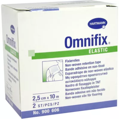 OMNIFIX rollo elástico de 2,5 cm x 10 m, 2 unidades