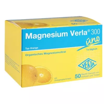 MAGNESIUM VERLA 300 gránulos de naranja, 50 unidades