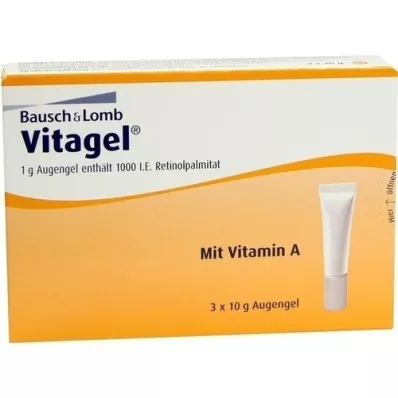 VITAGEL Gel para ojos, 3X10 g