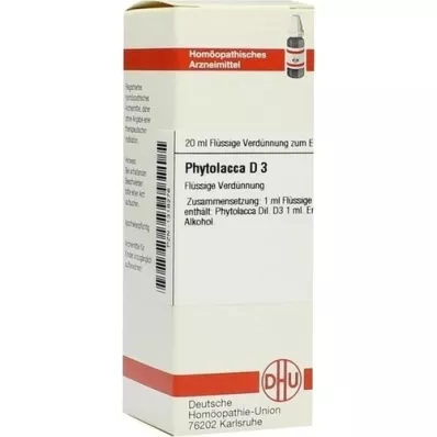 PHYTOLACCA Dilución D 3, 20 ml
