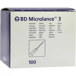 BD MICROLANCE 3 cánulas especiales 16 G 1 1/2 1,65x40 mm, 100 piezas