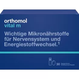 ORTHOMOL Paquete combinado de biberón y cápsulas Vital M, 30 unidades