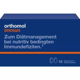 ORTHOMOL Immune paquete combinado de 15 comprimidos/cápsulas, 1 ud