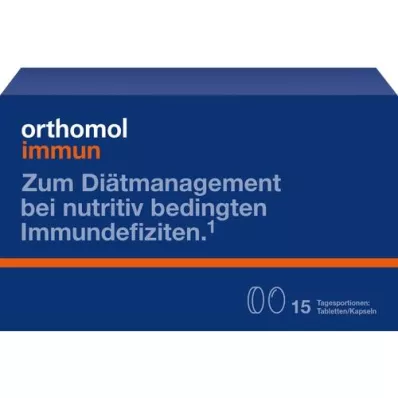 ORTHOMOL Immune paquete combinado de 15 comprimidos/cápsulas, 1 ud