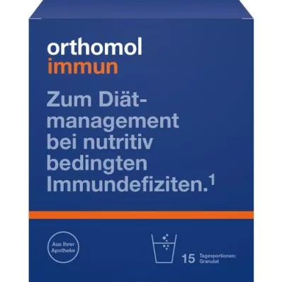 ORTHOMOL Bolsa de granulado inmunológico, 15 piezas ORTHOMOL Bolsa de granulado inmunológico, 15 piezas
