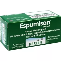 ESPUMISAN Cápsulas blandas de perlas, 100 piezas