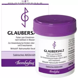 GLAUBERSALZ Sulfato de sodio en polvo, 100 g