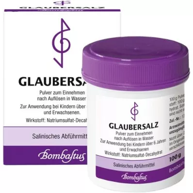 GLAUBERSALZ Sulfato de sodio en polvo, 100 g