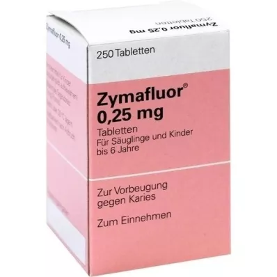 ZYMAFLUOR comprimidos de 0,25 mg, 250 unidades ZYMAFLUOR comprimidos de 0,25 mg, 250 unidades