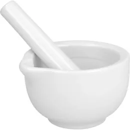 MÖRSER Porcelana blanca, 1 ud