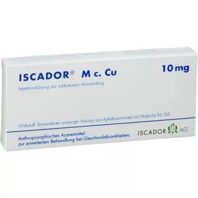 ISCADOR M c.Cu 10 mg solución inyectable, 7X1 ml