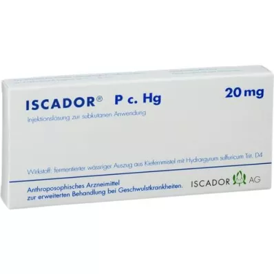 ISCADOR P c.Hg 20 mg solución inyectable, 7X1 ml