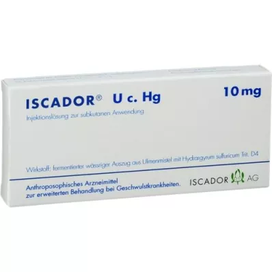 ISCADOR U c.Hg 10 mg solución inyectable, 7X1 ml ISCADOR U c.Hg 10 mg solución inyectable, 7X1 ml