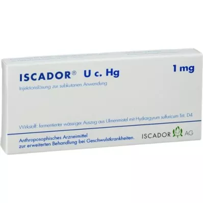 ISCADOR U c.Hg 1 mg solución inyectable, 7X1 ml