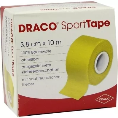 DRACO TAPEVERBAND 3,8 cm x 10 m amarillo, 1 pieza