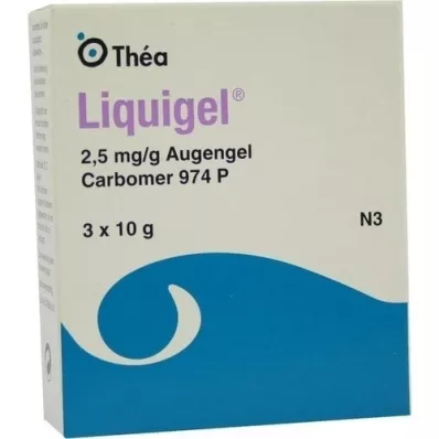 LIQUIGEL Gel para ojos, 3X10 g