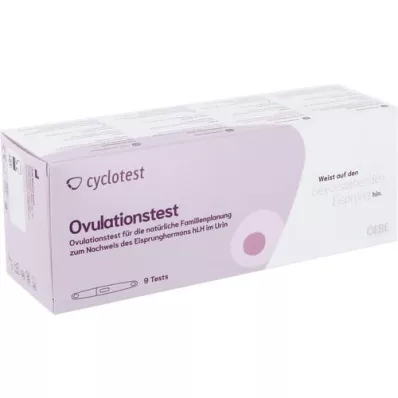 CYCLOTEST LH-Prueba de ovulación en barra, 9 piezas