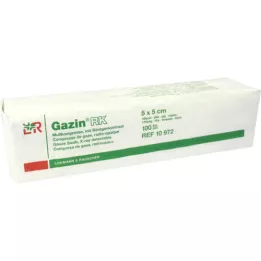 GAZIN Gasa comp.5x5 cm no estéril 16 veces RK, 100 piezas