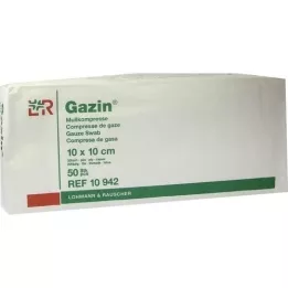 GAZIN Comp. gasa. 10x10 cm no estéril operación 32 veces, 50 piezas