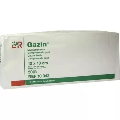 GAZIN Comp. gasa. 10x10 cm no estéril operación 32 veces, 50 piezas