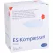 ES-KOMPRESSEN estéril 7,5x7,5 cm 8 veces, 25X2 piezas