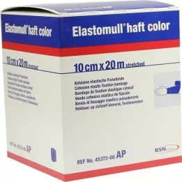 ELASTOMULL color del mango 10 cm x 20 m papel de fijación azul, 1 ud