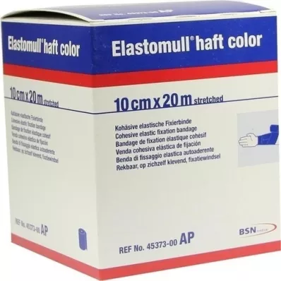 ELASTOMULL color del mango 10 cm x 20 m papel de fijación azul, 1 ud