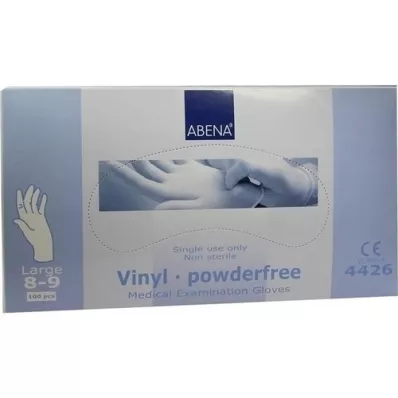 VINYL Guantes sin polvo grandes, 100 unidades VINYL Guantes sin polvo grandes, 100 unidades