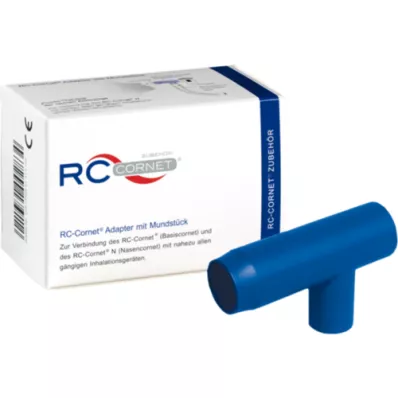 RC Adaptador de corneta con boquilla para dispositivos inhaladores, 1 pieza