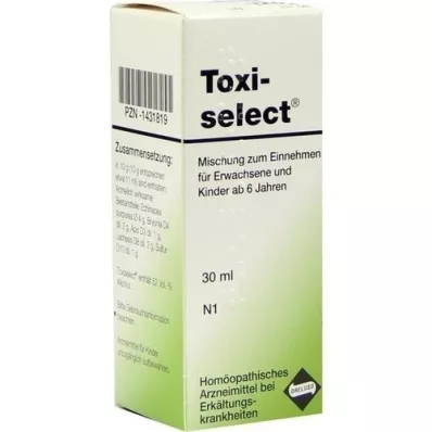 TOXISELECT Gotas, 30 ml TOXISELECT Gotas, 30 ml