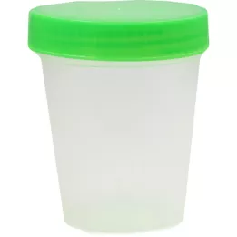 URINBECHER con tapón de rosca embalado individualmente, 1 unidad