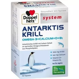 DOPPELHERZ Cápsulas del sistema Krill Antártico, 60 unidades