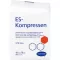 ES-KOMPRESSEN no estéril 10x10 cm 8 veces, 100 unidades